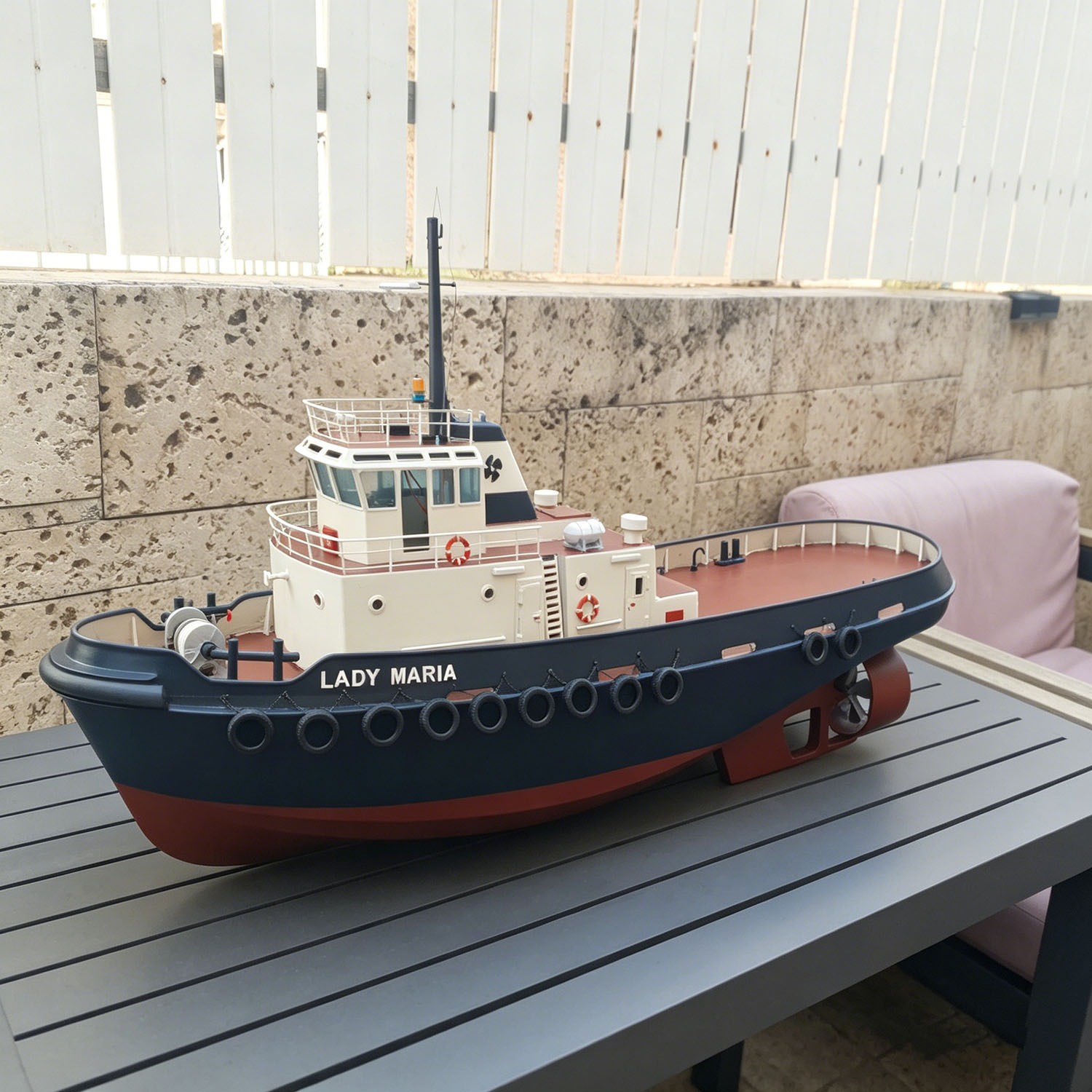 3D Printing Rc Boat - Barca Telecomandata 120cm, Modello Stampato in