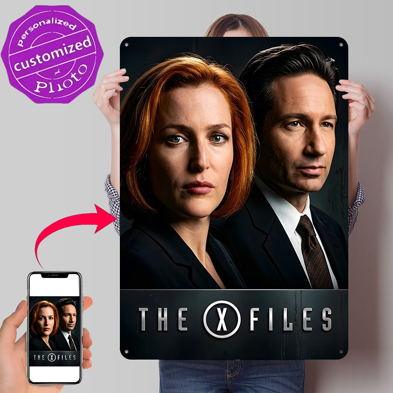 3D Printing File Free - Poster del Film X-Files, Insegne in