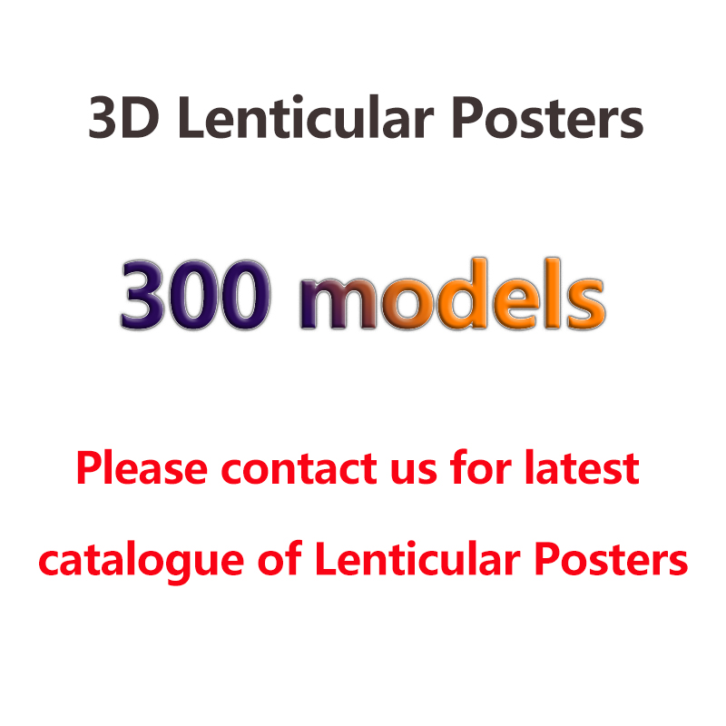 3D Printing Room - Dropshipping Anime 3D Lenticolare Poster Stampa