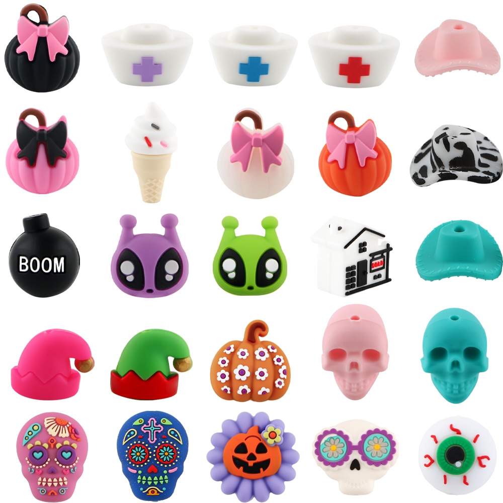 3D Printing Jewellery - 8 pezzi di perline in silicone