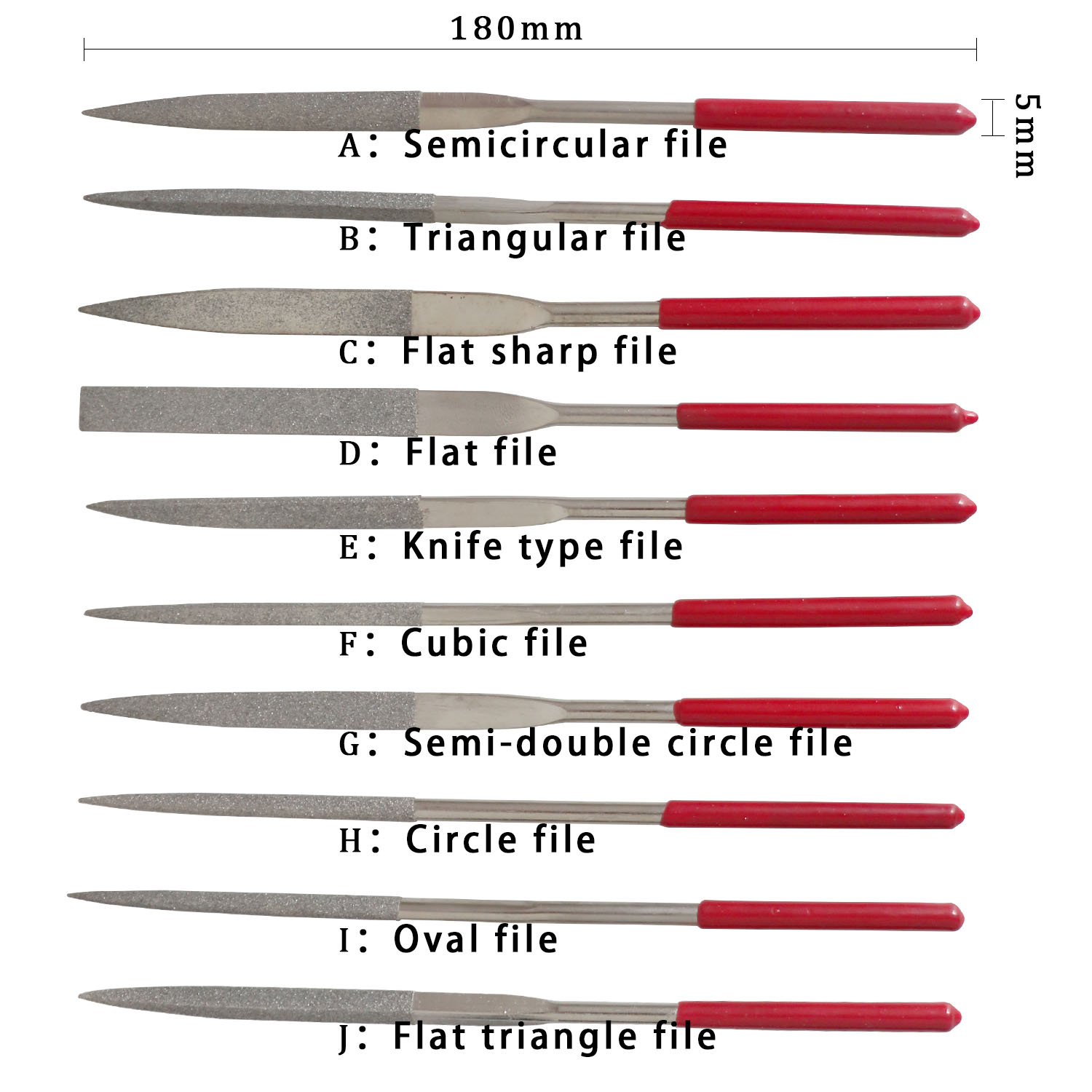 Set di 10 Lime Diamantate di P - 3D Printing File Free recensione e prezzo