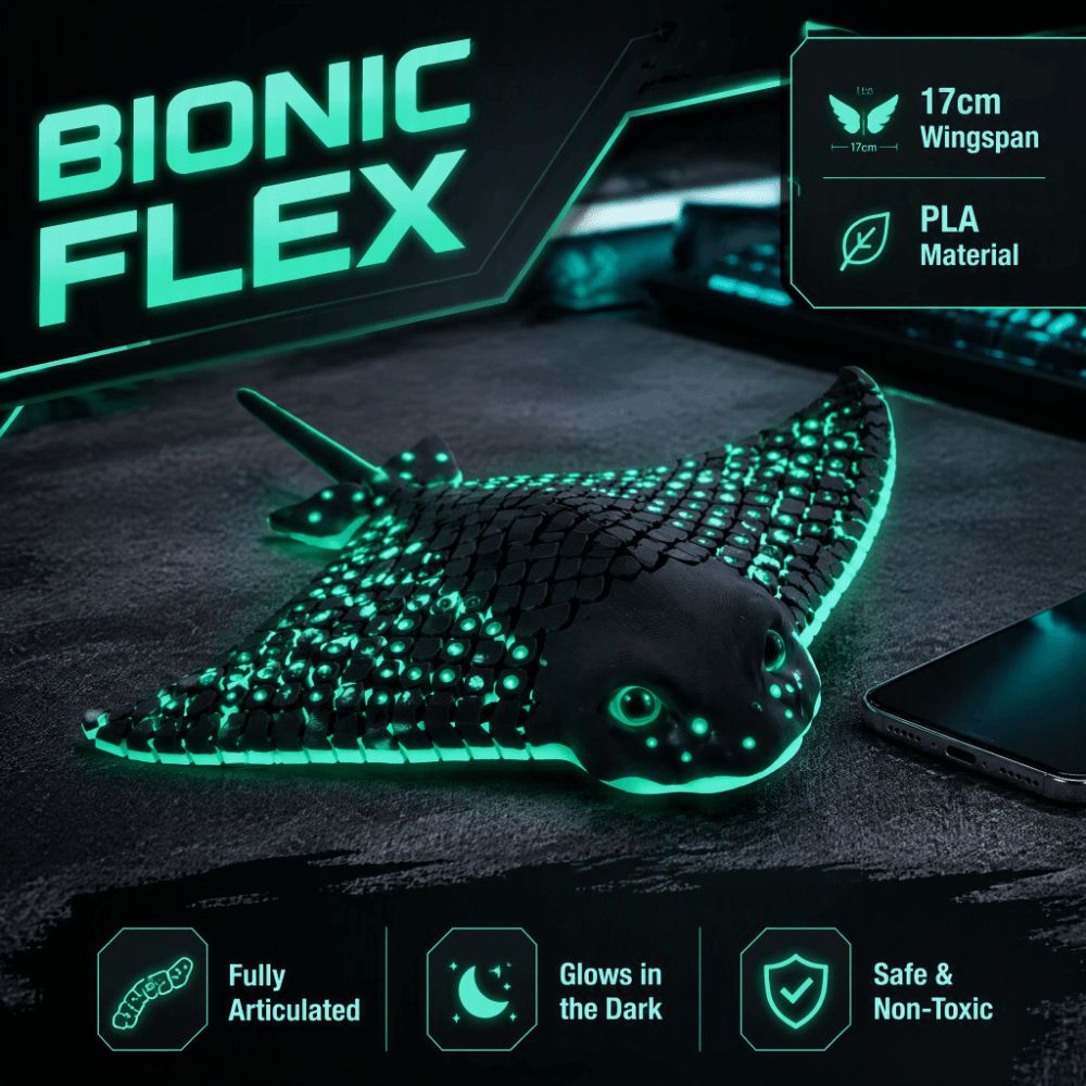 Figurina di Manta Ray Stampata - 3D Printing Room recensione e prezzo