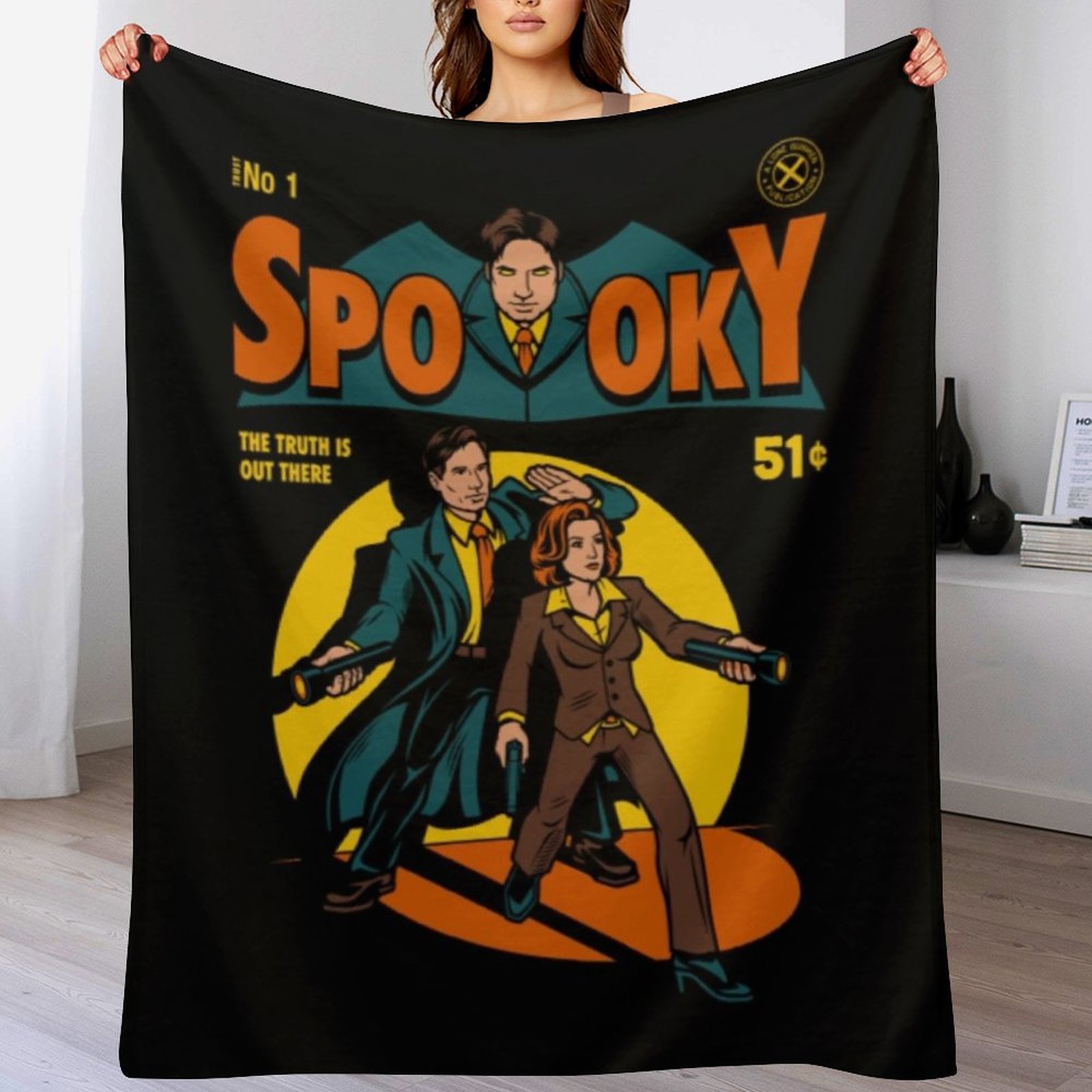 X Files, Spooky Comic Throw Bl - 3D Printing File Free recensione e prezzo