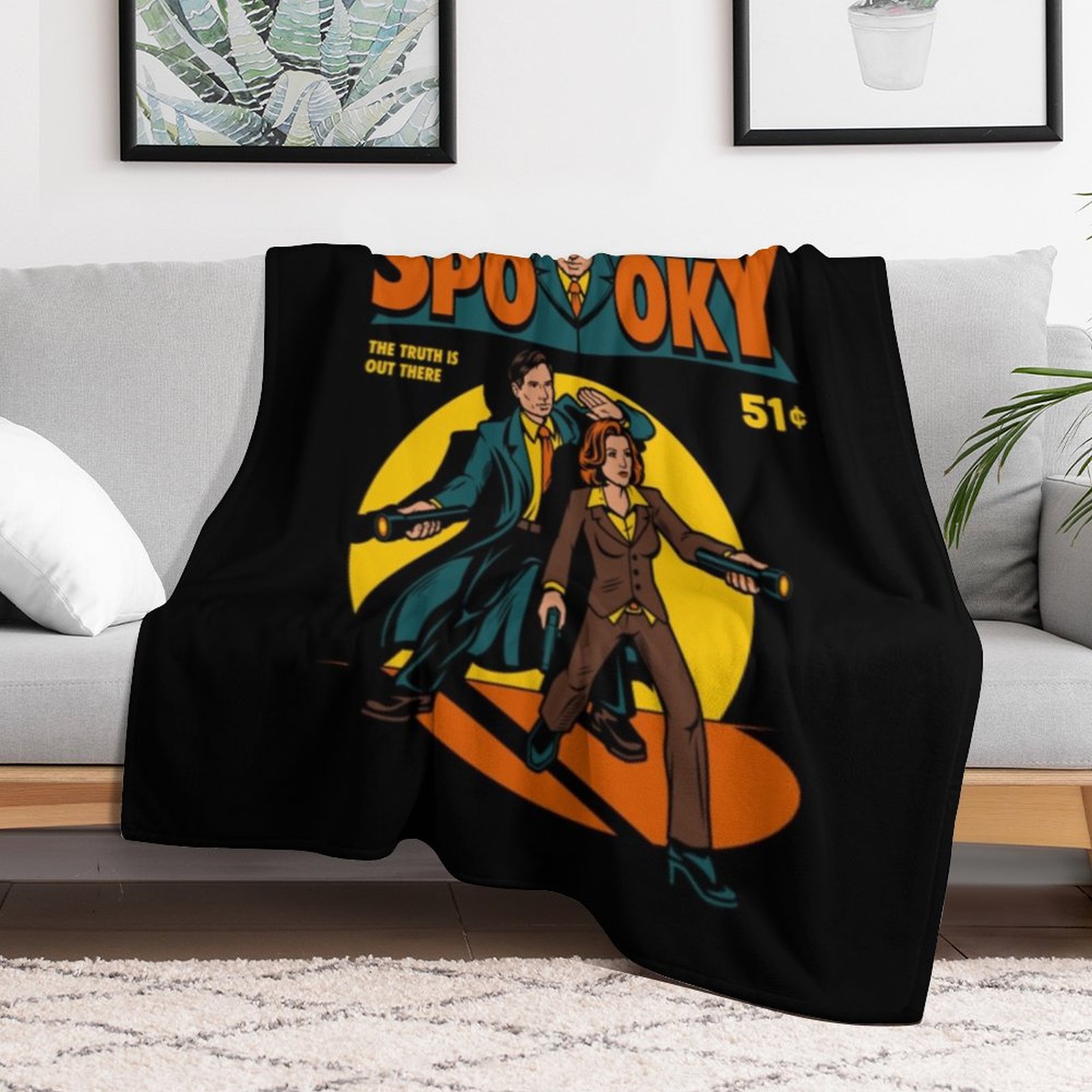 X Files, Spooky Comic Throw Bl - 3D Printing File Free recensione e prezzo