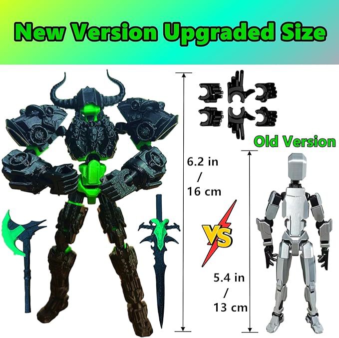 Action Figure Titan 13, Robot  - 3D Printing Titanium recensione e prezzo