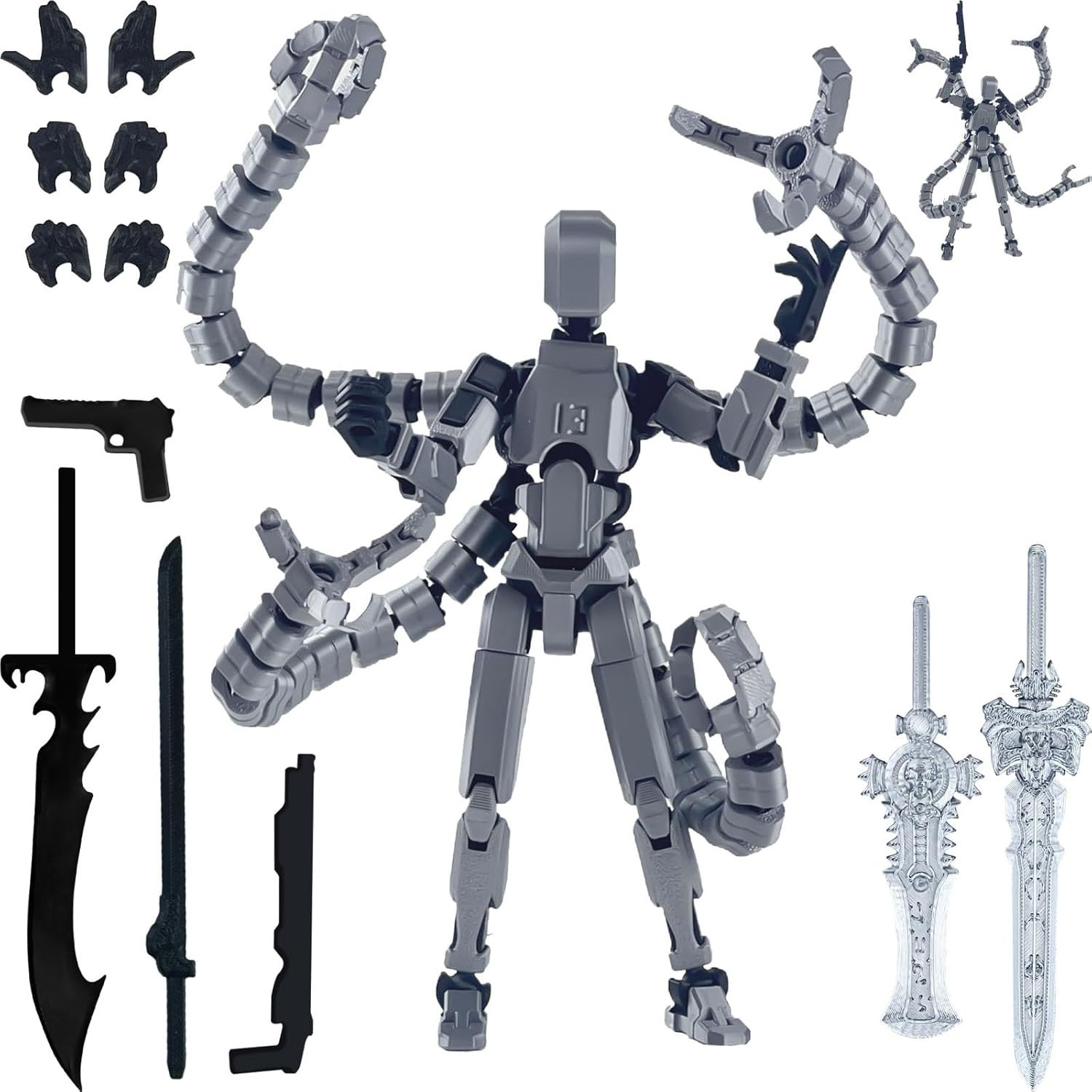 Action Figure T13 Assemblata,  - 3D Printing Titanium recensione e prezzo
